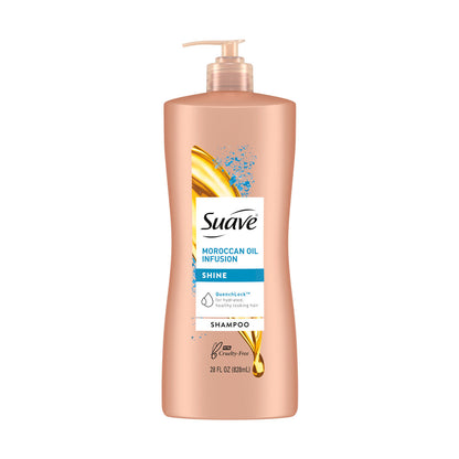 Suave Moroccan Oil Infusion Shine Shampoo, 28 fl oz