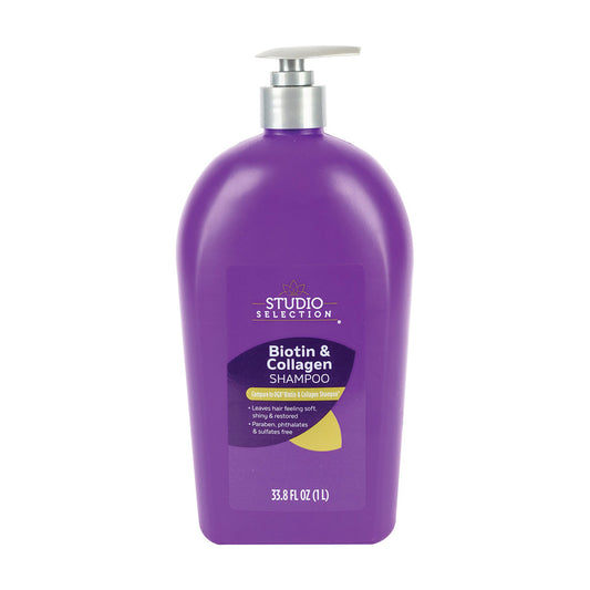 Studio Selection Biotin & Collagen Shampoo, 33.8 fl oz