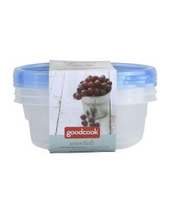 Goodcook Essentials Round Food Storage Containers - 16 oz, 3 ct