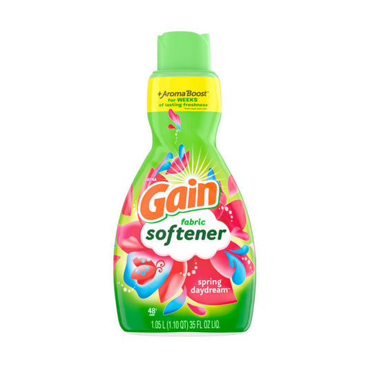 Gain Liquid Fabric Softener, Spring Daydream, 48 Loads - 35 fl oz