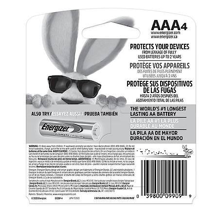 MAX AAA Batteries (4 Pack), Triple A Alkaline Batteries