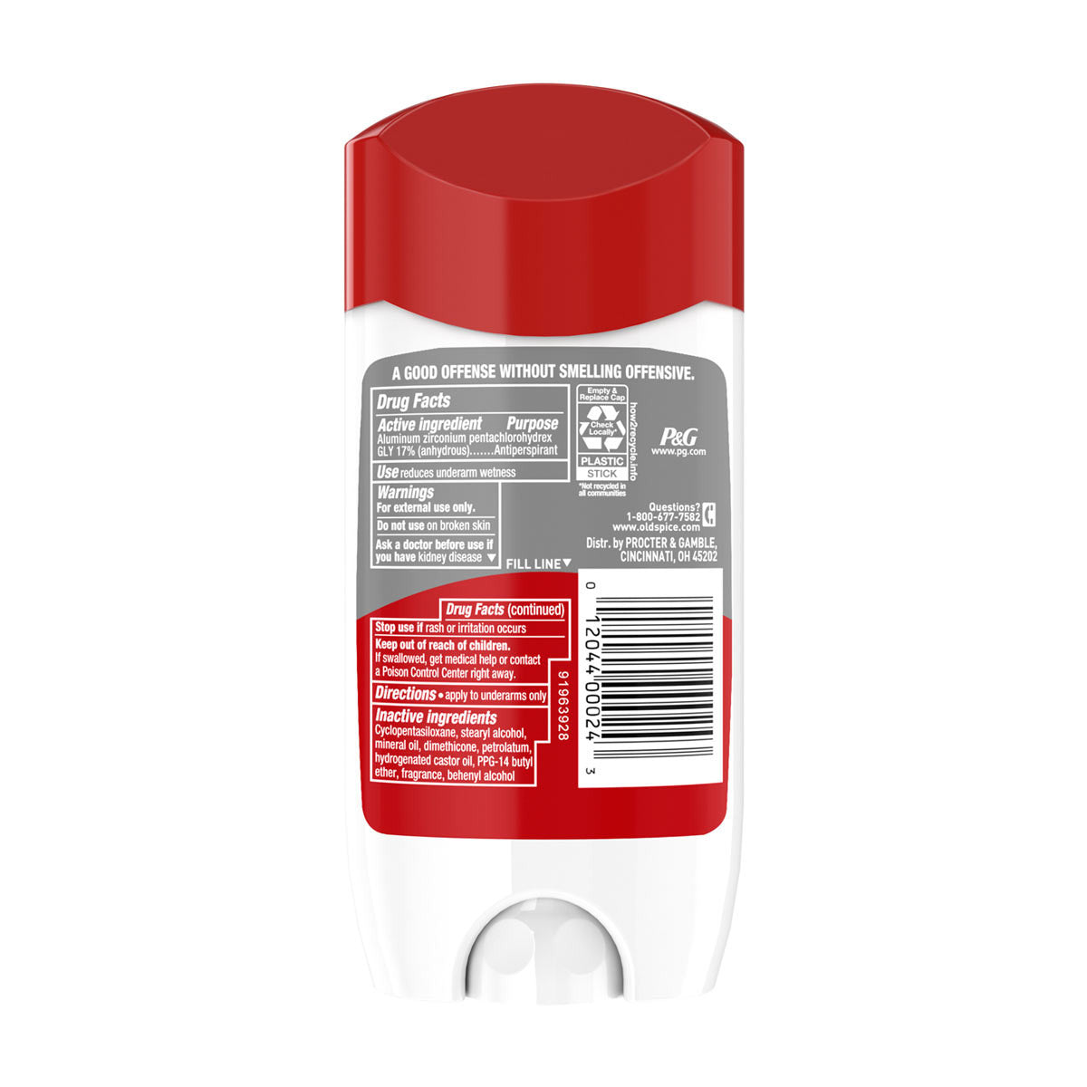 Old Spice High Endurance Anti-Perspirant Deodorant for Men, Fresh Scent, 3.0 Oz