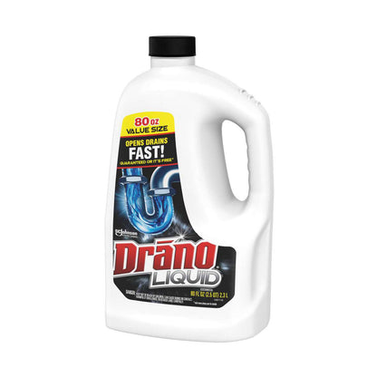 Drano Liquid Drain Cleaner, 80 oz
