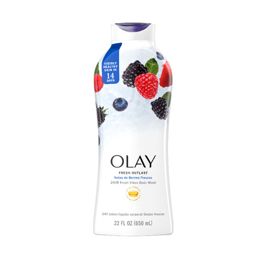 Olay Fresh Outlast Body Wash with Notes of Berries Frescas, 22 fl oz