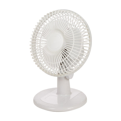 True Living Adjustable Desk Fan, 6 in