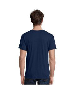 Hanes Men's Wicking Short Sleeve Navy Heather T-Shirt Medium