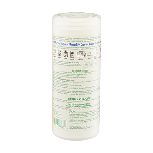 TrueLiving Disinfectant Wipes, Lemon Scent, 35 ct