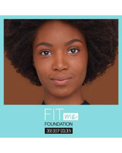 Maybelline Fit Me Matte + Poreless Liquid Foundation Makeup - Deep Golden