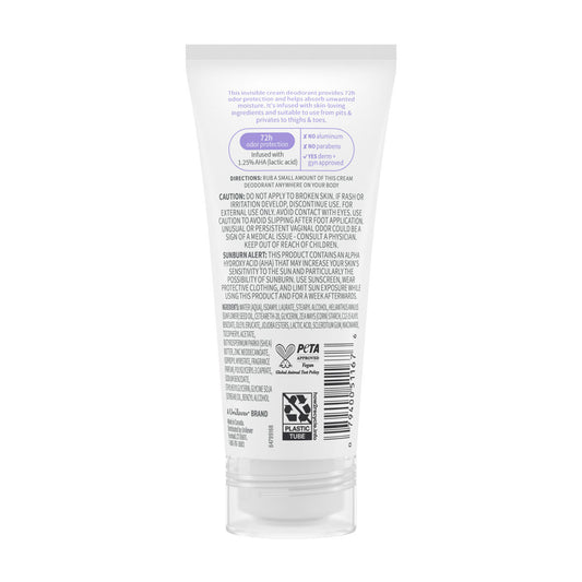 Dove Whole Body Deodorant Cream, Coconut & Vanilla, 2.5 fl oz