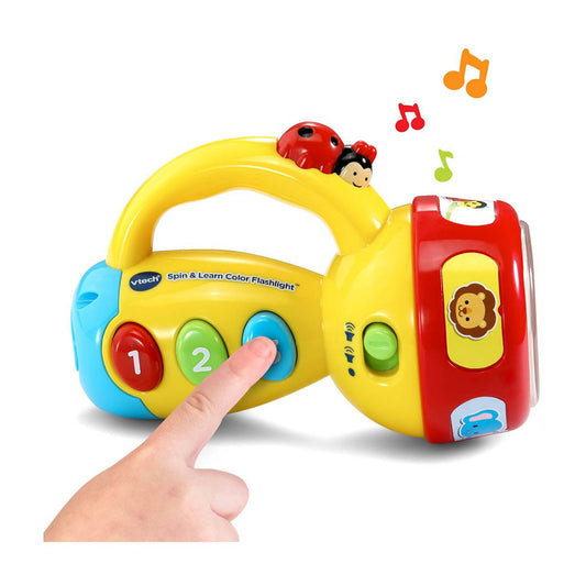 VTech Spin & Learn Color Flashlight Toy, 12-36 Months