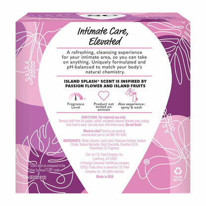 Summer's Eve Island Splash Daily Refreshing Cloths, pH-Balanced, 16 ct
