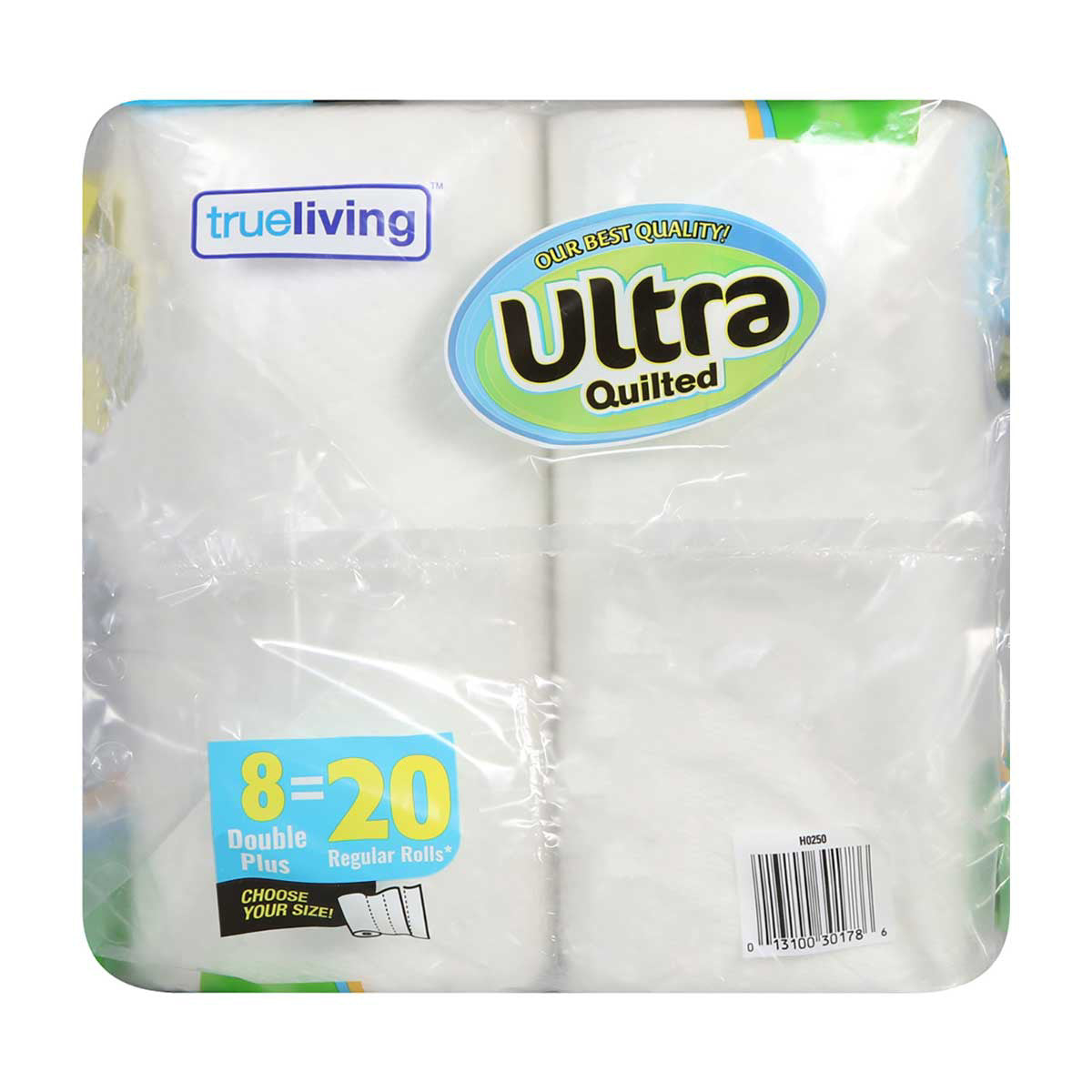 True Living Ultra Quilted Paper Towels, 8 ct