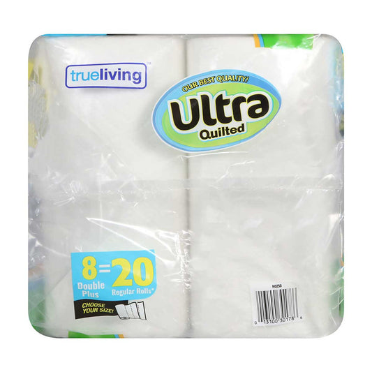 True Living Ultra Quilted Paper Towels, 8 ct