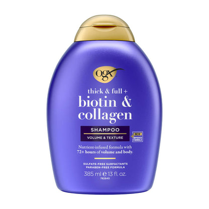 OGX Thick & Full + Biotin & Collagen Volumizing Shampoo, 13 fl. oz