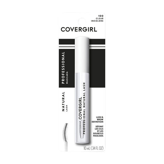 CoverGirl Professional Natural Lash Mascara, 100 Clear, 0.44 oz