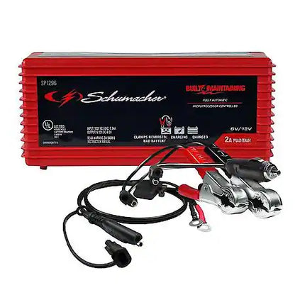 2A 6/12V Battery Maintainer with Microprocessor Control and Multi-Stage Charging
