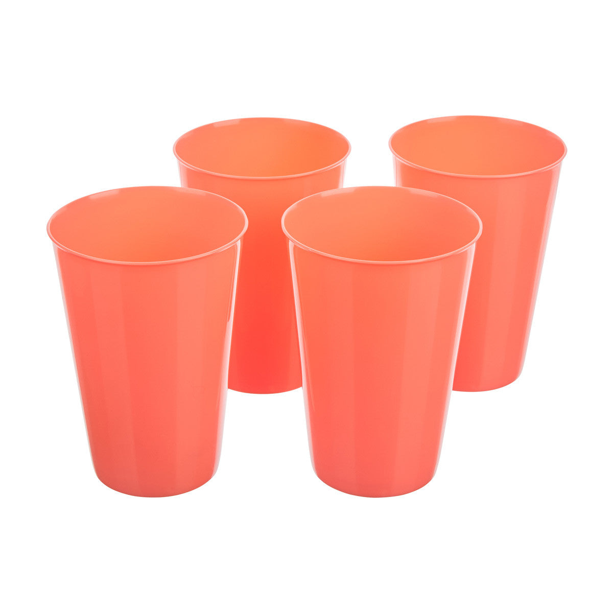 True Living Bright Tumblers, 17 fl oz, 4 pk, Assorted