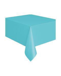 321 Party! Plastic Teal Tablecloths, 108" x 54", 3 ct