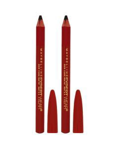 Maybelline Expert Wear Twin Eye & Brow Pencils, Velvet Black, 0.03 oz - 2 ct