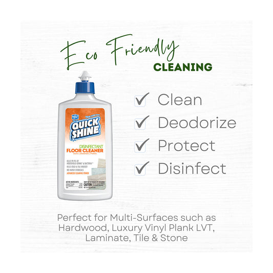 Quick Shine Disinfectant Floor Cleaner, 16 fl oz