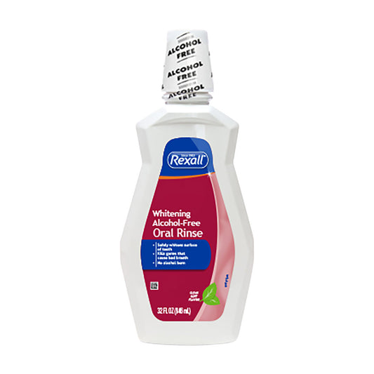 Rexall Whitening Alcohol-Free Oral Rinse, 32 fl oz
