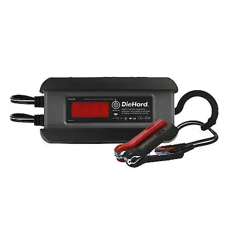 3-Amp 6-Volt/12-Volt Automotive Battery Charger and Maintainer: Digital Display