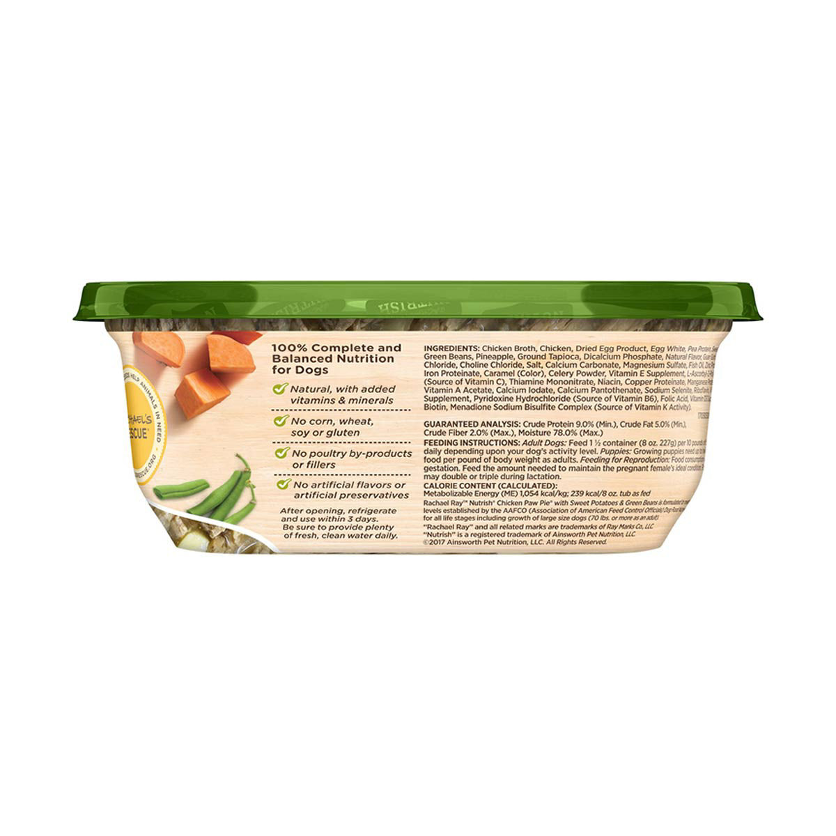 Rachael Ray Nutrish Chicken Paw Pie Wet Dog Food, 8 oz