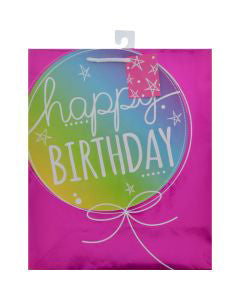 Trendy Large Happy Birthday Gift Bag