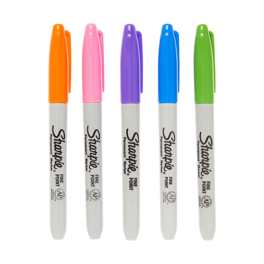 Sharpie Glam Pop Permanent Markers, 5 pk