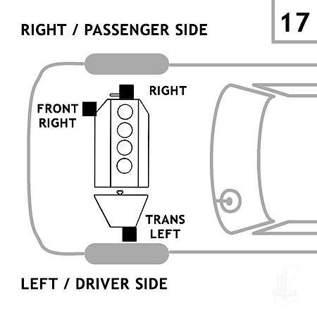 Torque Strut Motor Mount: Front Left, Front Right, Front, 1 Piece