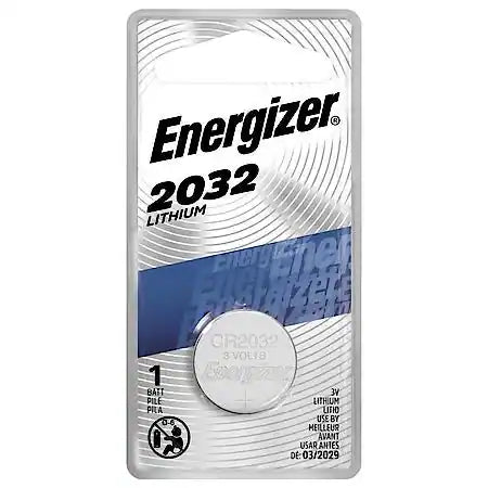 2032 Batteries (1 Pack), 3V Lithium Coin Batteries