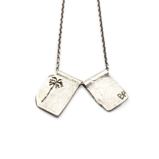 Palm Pendulum Necklace