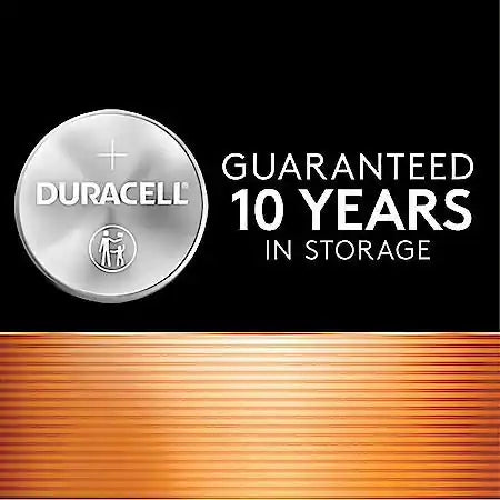 2032 Lithium Coin Battery: Bitter Coating Discourages Swallowing, 1 Pack