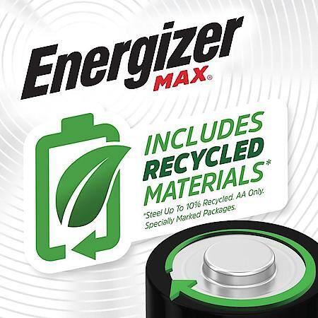 MAX AA Batteries (8 Pack), Double A Alkaline Batteries