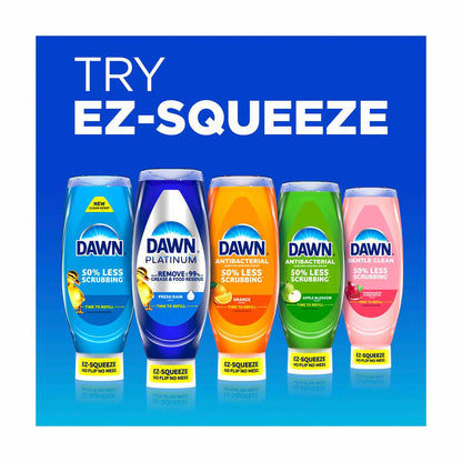 Dawn EZ-Squeeze Dishwashing Liquid, Clean Scent, 14.7 fl oz