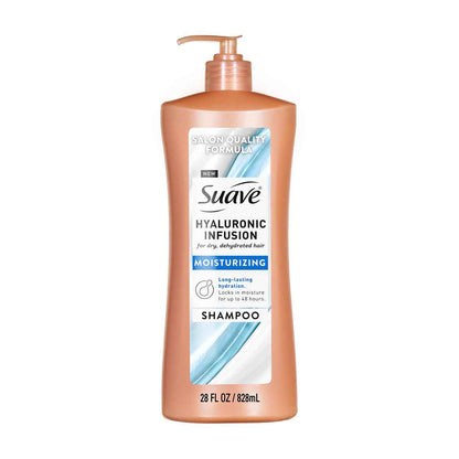 Suave Hyaluronic Infusion Moisturizing Shampoo, 28 fl oz