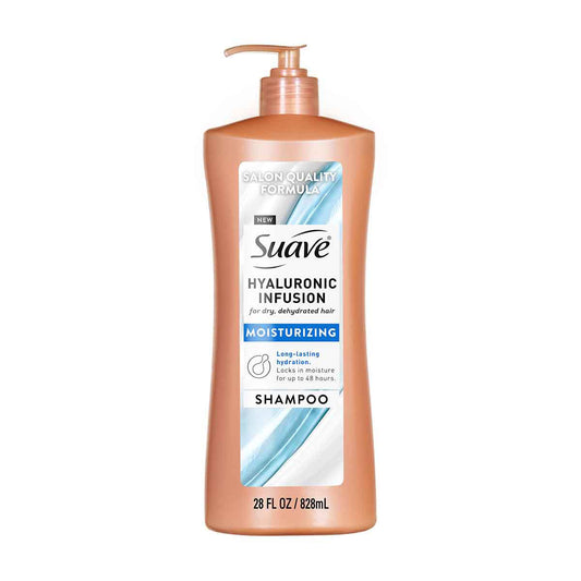 Suave Hyaluronic Infusion Moisturizing Shampoo, 28 fl oz