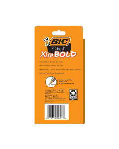 BIC Cristal Xtra Bold Ballpoint Pens, 48 Count