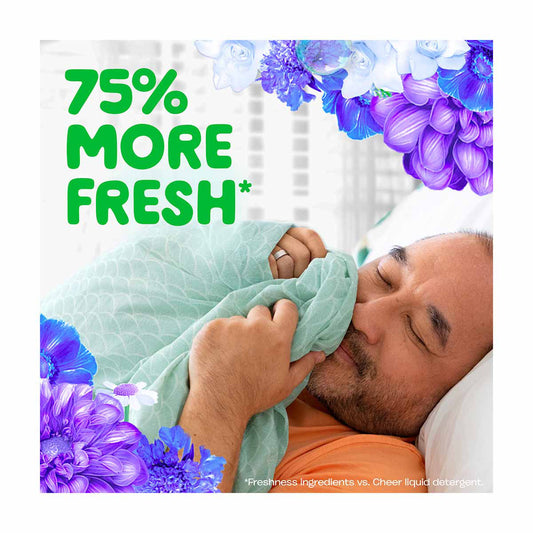 Gain Liquid Laundry Detergent, Relax, Dewdrop Dream, 88 fl oz, 61 loads, Laundry Detergent Liquid Soap, HE compatible