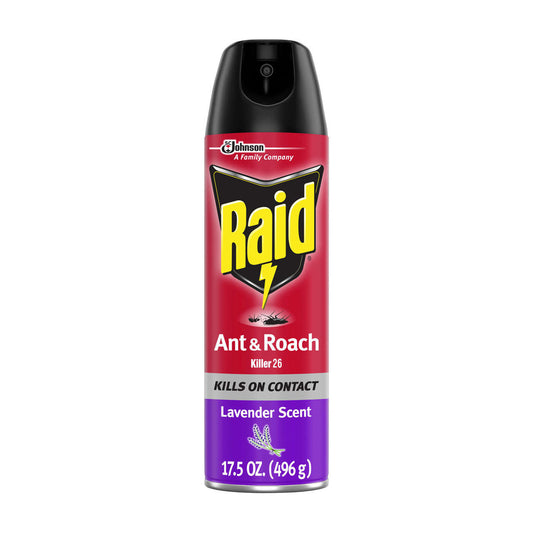 Raid Ant & Roach - Lavender, 17.5 oz