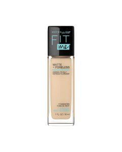 Maybelline Fit Me Matte + Poreless Liquid Foundation Makeup - Light Beige, 1 fl oz