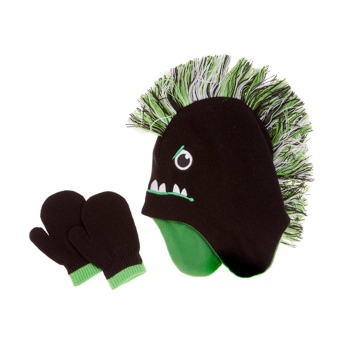 Scary Monster Hat and Gloves Set