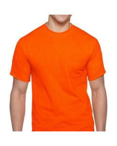 Gildan® DryBlend Short Sleeve Tee Safety Orange L