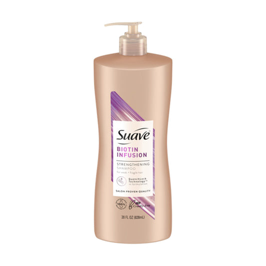 Suave Biotin Infusion Strengthening Shampoo, 28 fl oz