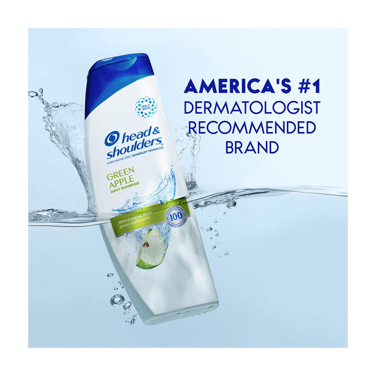Head & Shoulders Green Apple Dandruff Shampoo, 20.7 fl oz