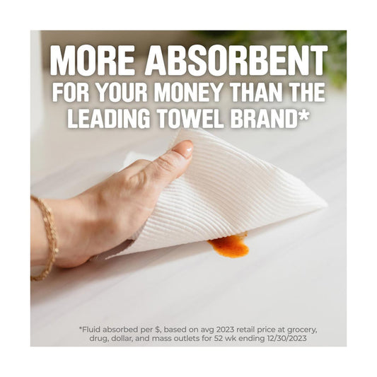 Scott Paper Towels, Choose-A-Sheet, 8 Double Rolls = 16 Regular Rolls (100 Sheets Per Roll)