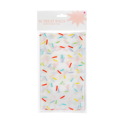 Treat Bags with Twist Ties, 16 ct