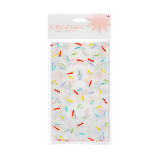Treat Bags with Twist Ties, 16 ct