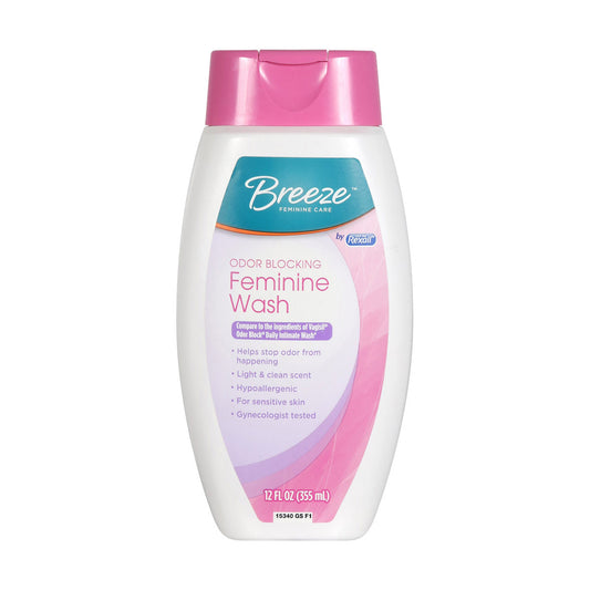 Breeze Odor Blocking Feminine Wash, 12 fl oz