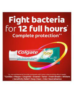 Colgate Total Toothpaste, Fresh Mint Stripe, 4.8 oz.